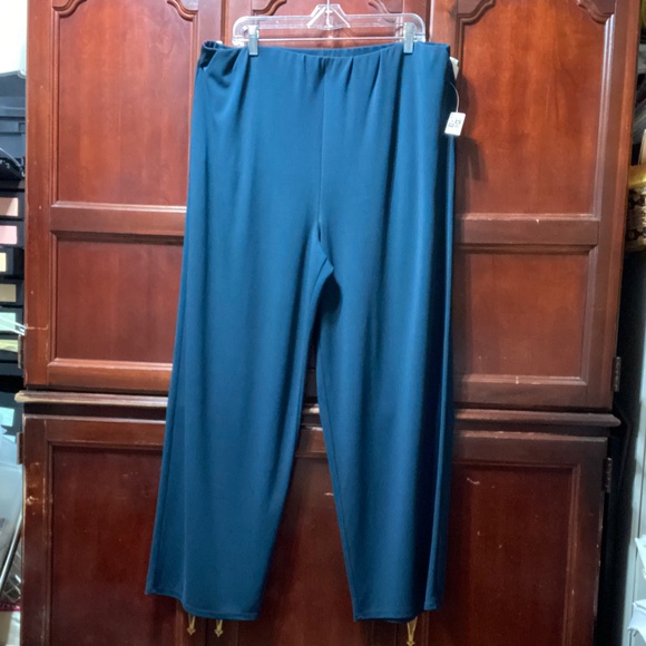 Max Studio Pants - Max Studio vintage plus size 2X teal wide leg Women's Pants